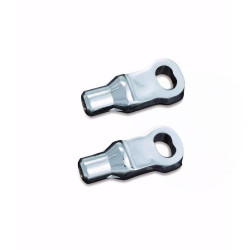 PartzBiz HD 8885 - Kuryakyn Chrome Tapered Footpeg Peg Adapters Harley Sportster Forward Controls PartzBiz HD 8885 - Kuryakyn Chrome Tapered Footpeg Peg Adapters Harley Sportster Forward Controls