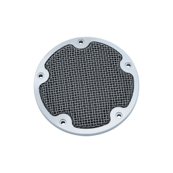 PartzBiz HD KUR6526 - Kuryakyn Mesh Derby Cover Chrome อลูมิเนียม 5 รูแต่ละ OE Harley Touring 15-19 PartzBiz HD KUR6526 - Kuryakyn Mesh Derby Cover Chrome อลูมิเนียม 5 รูแต่ละ OE Harley Touring 15-19