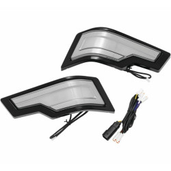 PartzBiz HD 2955 - Kuryakyn Tracer Tour-Pak ไฟท้าย LED เลนส์ควันสีดำ Harley Touring 14-22 PartzBiz HD 2955 - Kuryakyn Tracer Tour-Pak ไฟท้าย LED เลนส์ควันสีดำ Harley Touring 14-22