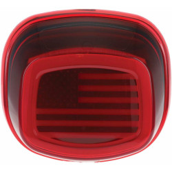 PartzBiz HD 2925 - Kuryakyn Tracer US Flag ไฟท้าย LED เลนส์สีแดง Harley Touring Softail XL 99-22 PartzBiz HD 2925 - Kuryakyn Tracer US Flag ไฟท้าย LED เลนส์สีแดง Harley Touring Softail XL 99-22