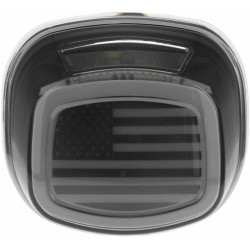 PartzBiz HD 2926 - Kuryakyn Tracer US Flag LED ไฟท้ายควันเลนส์ใบอนุญาต Light Harley Touring PartzBiz HD 2926 - Kuryakyn Tracer US Flag LED ไฟท้ายควันเลนส์ใบอนุญาต Light Harley Touring