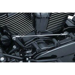 PartzBiz HD 6453 - Kuryakyn Black Precision Cylinder Base Cover Accent Trim Harley Softail 2018+
