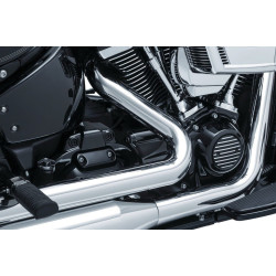 PartzBiz HD 6457 - Kuryakyn Black Precision Transmission Shroud Cover Accent Trim Harley Softail 18