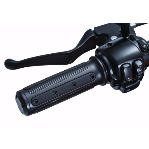 PartzBiz HD: 3450141-Kuryakyn Black Heavy Industry Grips Electronic Throttle Fly Wire Harley Touring PartzBiz HD: 3450141-Kuryakyn Black Heavy Industry Grips Electronic Throttle Fly Wire Harley Touring