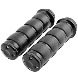 PartzBiz HD 6321 - Kuryakyn Black Rubber Soft ISO TBW Hand Grip Grips Harley Touring Softail 08-20 PartzBiz HD 6321 - Kuryakyn Black Rubber Soft ISO TBW Hand Grip Grips Harley Touring Softail 08-20