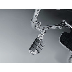 PartzBiz HD 7993 - Kuryakyn Chrome Offset 1.25” Engine Guard Frame Mount Dually Iso Pegs Set Harley PartzBiz HD 7993 - Kuryakyn Chrome Offset 1.25” Engine Guard Frame Mount Dually Iso Pegs Set Harley