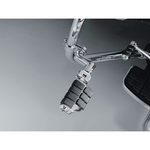 PartzBiz HD: 3455127-Kuryakyn Chrome Offset 1.25” Engine Guard Frame Mount Dually Iso Pegs Set Harley PartzBiz HD: 3455127-Kuryakyn Chrome Offset 1.25” Engine Guard Frame Mount Dually Iso Pegs Set Harley