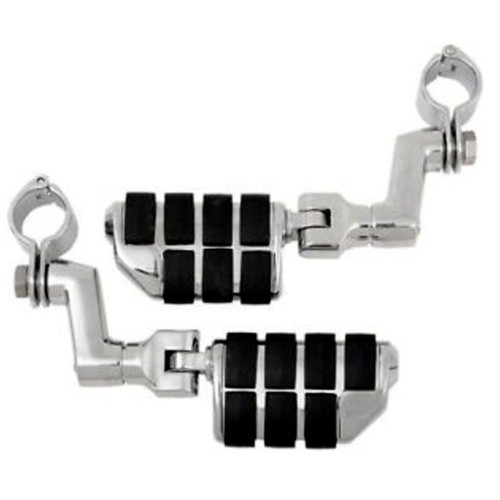 PartzBiz HD: 3451173-Kuryakyn Chrome Offset 1‚” โครงการ์ดเครื่องยนต์ Mount Dually Iso Pegs Set Harley PartzBiz HD: 3451173-Kuryakyn Chrome Offset 1‚” โครงการ์ดเครื่องยนต์ Mount Dually Iso Pegs Set Harley