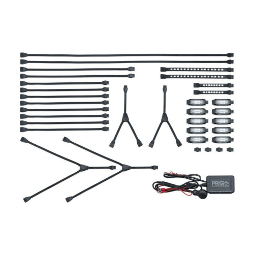 PartzBiz HD: 3461635-Kuryakyn Prism+ Pro Kit LED L.E.D. Kit Bluetooth Controller Light Changing 12V PartzBiz HD: 3461635-Kuryakyn Prism+ Pro Kit LED L.E.D. Kit Bluetooth Controller Light Changing 12V