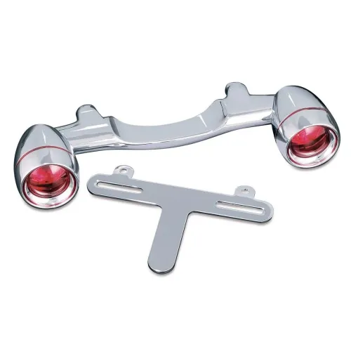 PartzBiz HD: 3457617-Kuryakyn Chrome Bullet Light ไฟเลี้ยวด้านหลังบาร์ป้ายทะเบียน Harley Touring