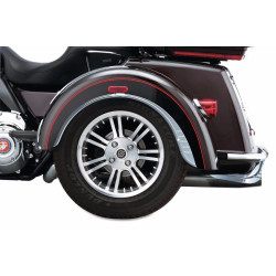 PartzBiz HD 7214 - Kuryakyn Rear Chrome Fender Flares Skirts Trim Accents Harley Trike Tri-Glide PartzBiz HD 7214 - Kuryakyn Rear Chrome Fender Flares Skirts Trim Accents Harley Trike Tri-Glide