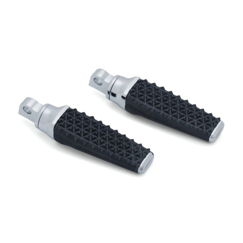 PartzBiz HD: 3455176-Kuryakyn Chrome Thresher Male Foot Control Highway Pegs Pair Set Harley Metric