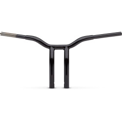 PartzBiz HD LA-7338-14B - LA Choppers 1 1/4‚” Black Kage Fighter 14‚” T Bars แฮนด์แบบดึงกลับ Harley FXD