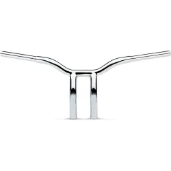 PartzBiz HD LA-7338-10 - LA Choppers 1 1/4‚” Chrome Kage Fighter 10‚” T บาร์แฮนด์แบบดึงกลับ Harley FXD