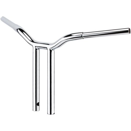 PartzBiz HD: 3460760-LA Choppers 1 1/4‚” Chrome Kage Fighter 10‚” T บาร์แฮนด์ตรง Harley FXD
