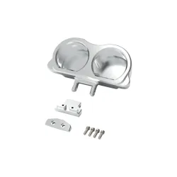 PartzBiz HD LA-7397-03R - LA Choppers Dual Gauge Mount สำหรับ Performance Risers Raw Harley FLTR 15-22 PartzBiz HD LA-7397-03R - LA Choppers Dual Gauge Mount สำหรับ Performance Risers Raw Harley FLTR 15-22