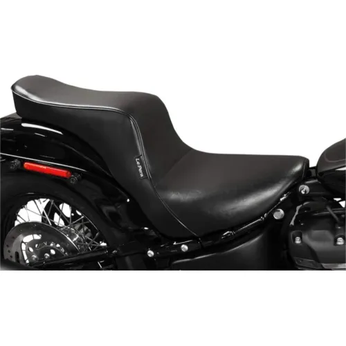 PartzBiz HD: 3462233-Le Pera Cherokee Seat Smooth Black 2 อัพ 18+ FXBB Harley Softail Street Bob FXST