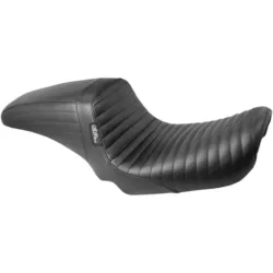 PartzBiz HD LK-591DLPT - Le Pera Daddy Long Legs Kickflip 2 Up เบาะไวนิลไวนิลสีดำ Harley Dyna 06+