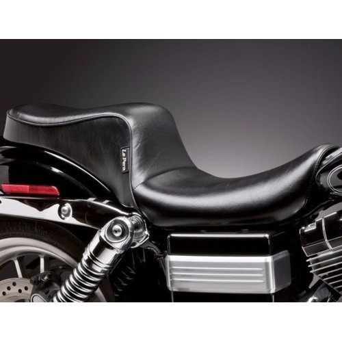 PartzBiz HD: 3451316-Le Pera Lepera Cherokee Smooth Seat Retro King Queen 2 Up Harley Dyna 2006-2017
