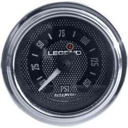 PartzBiz HD 2212-0494 - Legend Suspension Diamond Fairing Mount LED Backlit PSI Pressure Gauge Harley