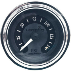 PartzBiz HD 2212-0493 - Legend Suspension Titanium Fairing Mount LED Backlit PSI Pressure Gauge Harley