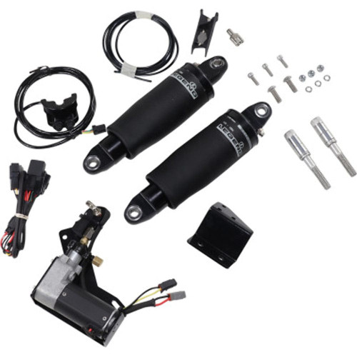 PartzBiz HD: 3469103-Legend Air Ride Suspension 12” 13” Shocks Adjustable Anodized Harley 06-17 Dyna PartzBiz HD: 3469103-Legend Air Ride Suspension 12” 13” Shocks Adjustable Anodized Harley 06-17 Dyna