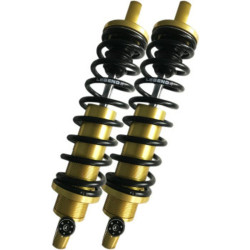PartzBiz HD 1310-1740 - Legend Revo-A Adjustable Coil Suspension 12” Gold Standard Shocks Harley Touring
