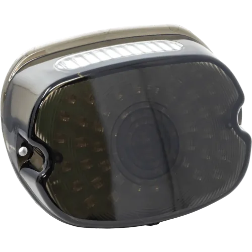 PartzBiz HD: 3476916-Letric Lighting ไฟท้าย LED Smoke Slantback รายละเอียดต่ำ Harley '99+