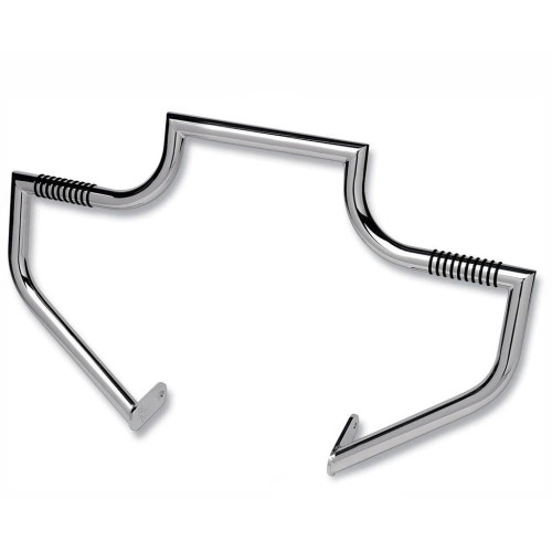 PartzBiz HD: 3445680-Chrome Linbar Lindby Highway Bar Engine Guard Pegs 2015-2016 Harley Road Glide