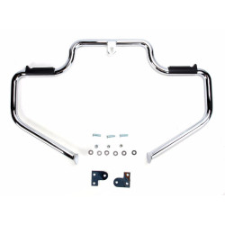 PartzBiz HD 1304 - Chrome Lindby Multibar Engine Guard Highway Bar Harley Dyna w/ Forward Controls PartzBiz HD 1304 - Chrome Lindby Multibar Engine Guard Highway Bar Harley Dyna w/ Forward Controls