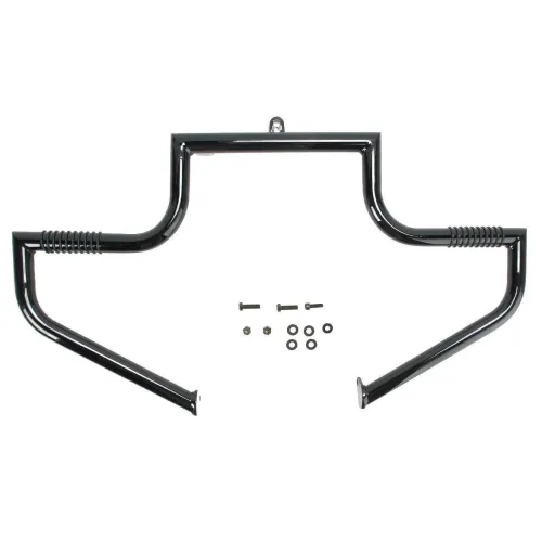 PartzBiz HD: 3444212-Black Lindby Linbar Highway Bar Crash Engine Guard Pegs 1997-2020 Harley Touring