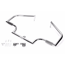 PartzBiz HD 104-1 - Chrome Lindby Linbar Engine Guard Highway Bars Harley FatBob & Dyna Wide Glide PartzBiz HD 104-1 - Chrome Lindby Linbar Engine Guard Highway Bars Harley FatBob & Dyna Wide Glide