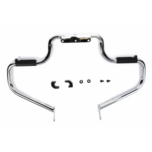 PartzBiz HD: 3445770-Chrome Lindby Multibar Engine Guard Highway Bar Peg Yamaha Stratoliner Roadliner