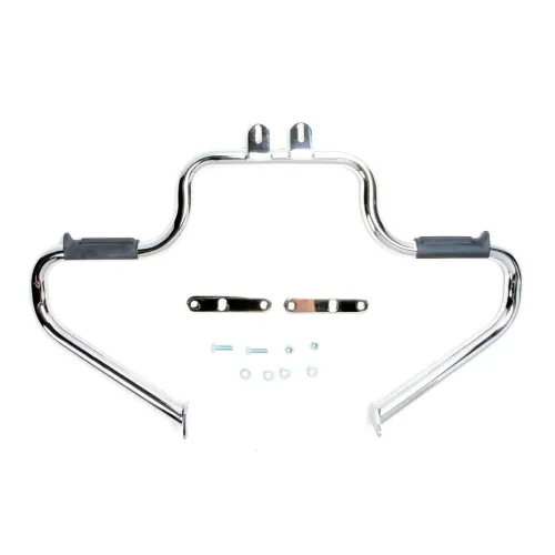 PartzBiz HD: 3445772-Chrome Lindby Multibar Engine Guard Highway Bars Crash Pegs Yamaha V-Star 1100