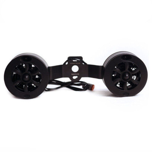 PartzBiz HD: 3455328-Love Jugs Cool-Master Engine Horn Mounted Cooling Fan Flat Black Harley CMBKF