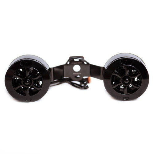 PartzBiz HD: 3457828-Love Jugs Cool-Master Engine Horn Mounted Cooling Fan Gloss Black Harley CMBKG