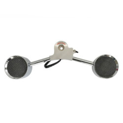 PartzBiz HD MMC - Love Jugs Mighty-Mite Engine Horn Mounted Cooling Fan Chrome Harley Custom MMC