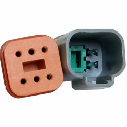 PartzBiz HD AD6P - Love Jugs 6 Pin Adapter Wiring Cool-Master Mighty Mite 2014+ Harley Softail Dyna