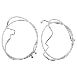 PartzBiz HD 387991 - Magnum 12”-14” Ape Handlebar Control Cable Kit ABS Braided 21+ Harley Road King