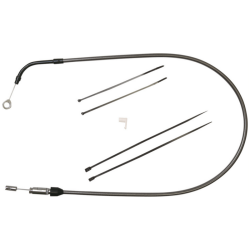 PartzBiz HD 42352HE - Magnum 41” Black Pearl Quick Connect Upper Clutch Cable 18+ Harley Softail