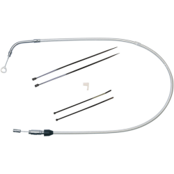 PartzBiz HD 32352HE - Magnum 41” Sterling Chromite Quick Connect Upper Clutch Cable 18+ Harley Softail