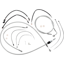 PartzBiz HD 3871141 - Magnum Chromite 12-14” Ape Hanger Handlebar Cable Kit 2021+ Harley Road Glide PartzBiz HD 3871141 - Magnum Chromite 12-14” Ape Hanger Handlebar Cable Kit 2021+ Harley Road Glide