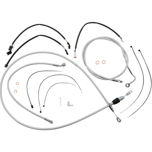 PartzBiz HD: 3483117-Magnum Chromite 12-14” Ape Hanger Handlebar Cable Kit 2021+ Harley Road Glide PartzBiz HD: 3483117-Magnum Chromite 12-14” Ape Hanger Handlebar Cable Kit 2021+ Harley Road Glide