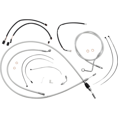 PartzBiz HD: 3483121-Magnum Chromite 15-17” Ape Hanger Handlebar Cable Kit 2021+ Harley Road Glide PartzBiz HD: 3483121-Magnum Chromite 15-17” Ape Hanger Handlebar Cable Kit 2021+ Harley Road Glide
