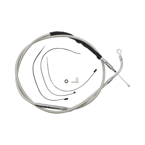 PartzBiz HD: 3488661-Magnum Stainless Steel 71-3/4‚” สายคลัตช์ประสิทธิภาพสูง Harley Touring 2021+