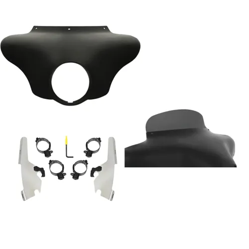 PartzBiz HD: 3470414-Batwing Fairing 5” Smoke Spoiler Windshield Polished Kit Harley 18+ Sport Glide PartzBiz HD: 3470414-Batwing Fairing 5” Smoke Spoiler Windshield Polished Kit Harley 18+ Sport Glide