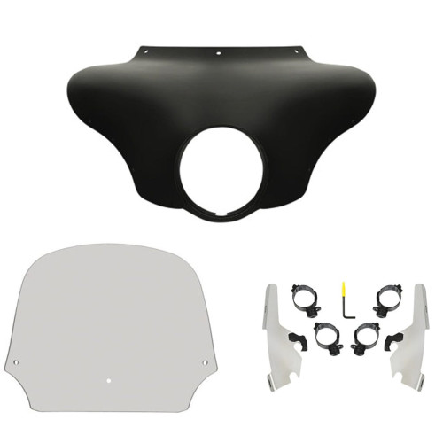 PartzBiz HD: 3470308-Memphis Shades Batwing Fairing 12” Solar Windshield Polished Kit Harley 18+ FLSB PartzBiz HD: 3470308-Memphis Shades Batwing Fairing 12” Solar Windshield Polished Kit Harley 18+ FLSB