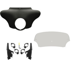 PartzBiz HD MEM7431 + MEB2044 + MEP8509 - Memphis Shades Batwing Fairing 5” Solar Windshield Mount Harley 18+ Sport Glide PartzBiz HD MEM7431 + MEB2044 + MEP8509 - Memphis Shades Batwing Fairing 5” Solar Windshield Mount Harley 18+ Sport Glide