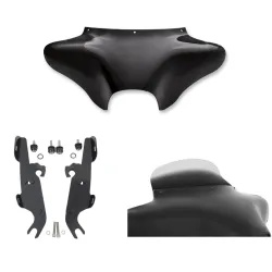 PartzBiz HD MEM7011 + MEM8988 + MEP8548 - Memphis Shades Batwing Fairing 6.5 Ghost Spoiler Windshield Mount Harley Fat Boy PartzBiz HD MEM7011 + MEM8988 + MEP8548 - Memphis Shades Batwing Fairing 6.5 Ghost Spoiler Windshield Mount Harley Fat Boy