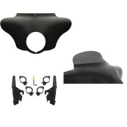 PartzBiz HD MEM7431 + MEB2044 + MEP8541 - Memphis Shades Batwing Fairing 6.5” Smoke Spoiler Windshield Harley 18+ FLSB M8 PartzBiz HD MEM7431 + MEB2044 + MEP8541 - Memphis Shades Batwing Fairing 6.5” Smoke Spoiler Windshield Harley 18+ FLSB M8